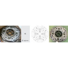 Корзина сцепления HD170/ D6AB/ DL08/ /F4AE    D433  с "пятаком"