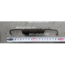 Пружина тормозных колодок TOWN D6DA/ HD120 задн.одинар.L185 D19  (возвратная) нижняя (пневмотормоза)