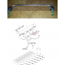 Трубка топливная высокого давления ТНВД DL06 №2 от рампы к форсунке