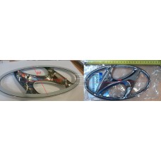 Эмблема HYUNDAI A-TOWN/ EX 1998г.,2004г. овальная 117*234 (крепление х4)