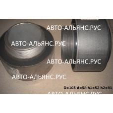 Сайлентблок прод.тяги/подвески GRB c резьбой/без р. 58*105*52