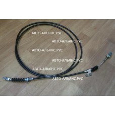 Трос газа HD160-1000 (на педаль) L2450/2530 скоба-скоба