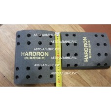 Накладка торм.HD Super AC-540/ Univ/ GOLD перед.R2/ GRB (NEW)пер.=задн. 200*170*16 отв.