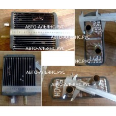 Радиатор печки HD160-270груз. L200 шир.160 h50 медный d трубки 17