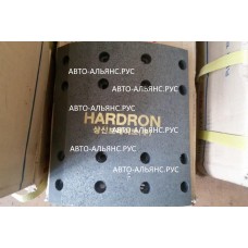 Накладка торм.DW BS106/BH117 задняя 220*215*18,5*16отв. воздух (клепка 7)